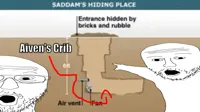 saddam hussein hiding spot