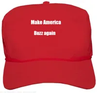 blank red MAGA hat