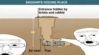 saddam hussein hiding spot