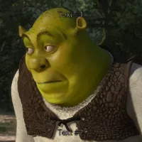 Shrek's funny face