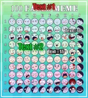 100 faces