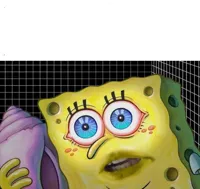 Spongebob phone shocked