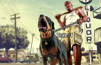 GTA 5 Franklin and his dog Chop