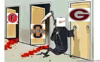 Grim Reaper Knocking Door