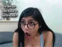 Surprised Mia Khalifa