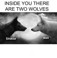 Inside you there are two wolves