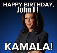 Happy birthday Kamala Harris