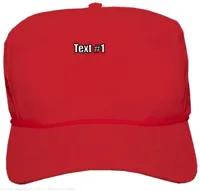 blank red MAGA hat