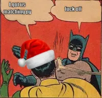 Batman Slapping Robin Christmas