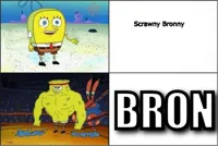 Weak vs Strong Spongebob