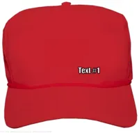 blank red MAGA hat