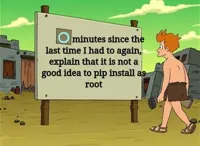 days since last accident