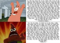 Patrick Star happy and angry