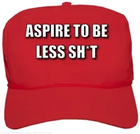blank red MAGA hat