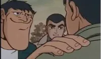 hand on shoulder