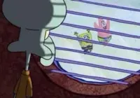 Squidward Watching SpongeBob & Patrick