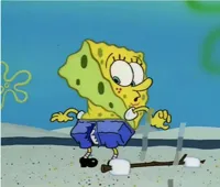 Spongebob ripped pants