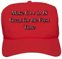 blank red MAGA hat