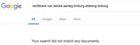 Google No Results