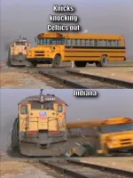 train crashes bus