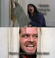 Jack Torrance axe shining