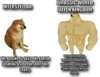 Cheems vs Buff Doge flipped
