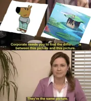 Corporate needs you to find the differences