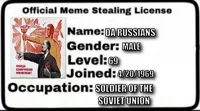 Meme Stealing License