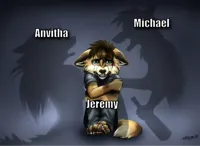 wolf parents fighting