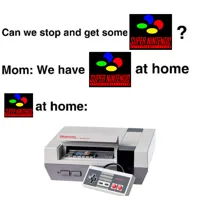 At home