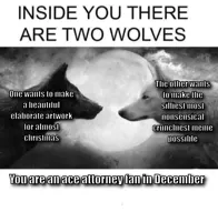 Inside you there are two wolves