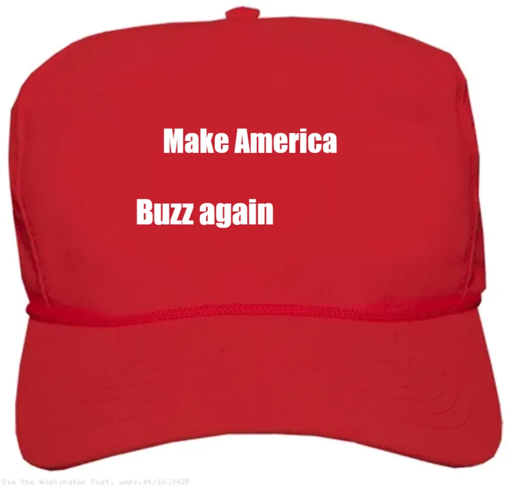 blank red MAGA hat