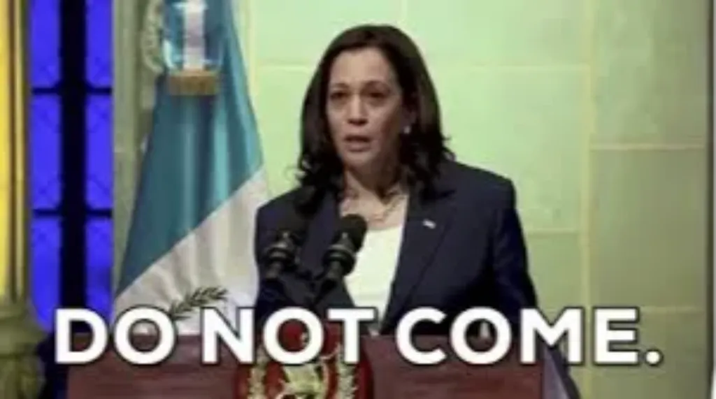 kamala harris do not come