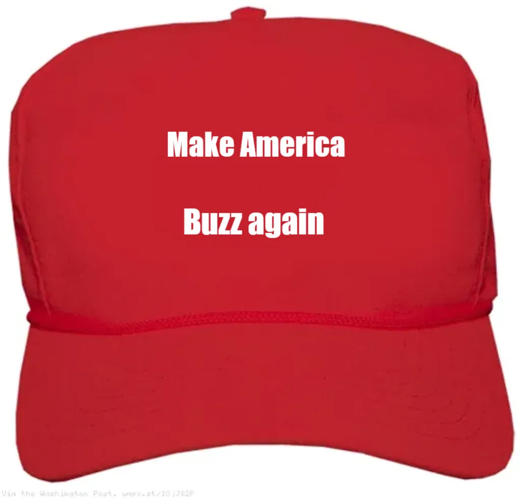 blank red MAGA hat