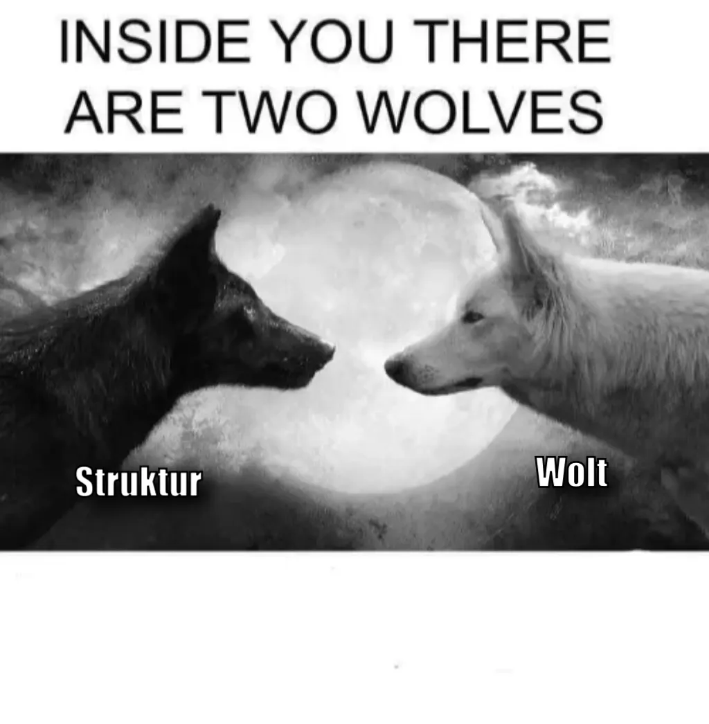 Inside you there are two wolves