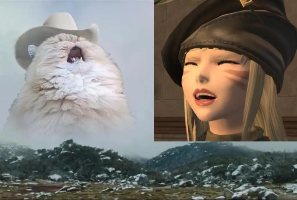 Screaming Cowboy Cat