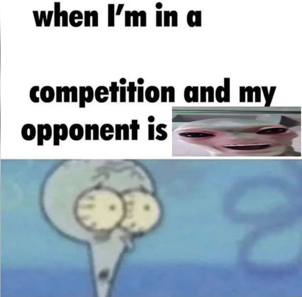 when i'm in a competition