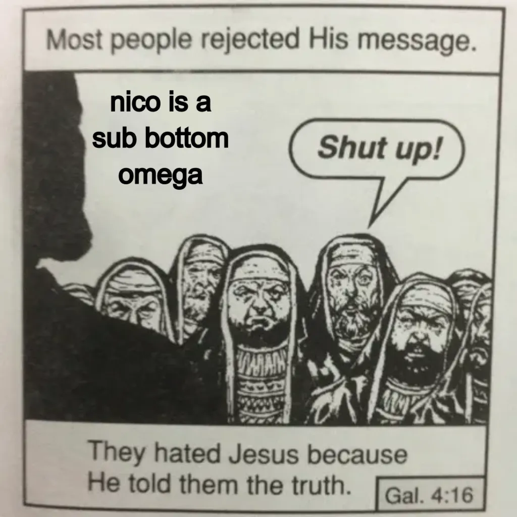 They hated jesus because he told them the truth