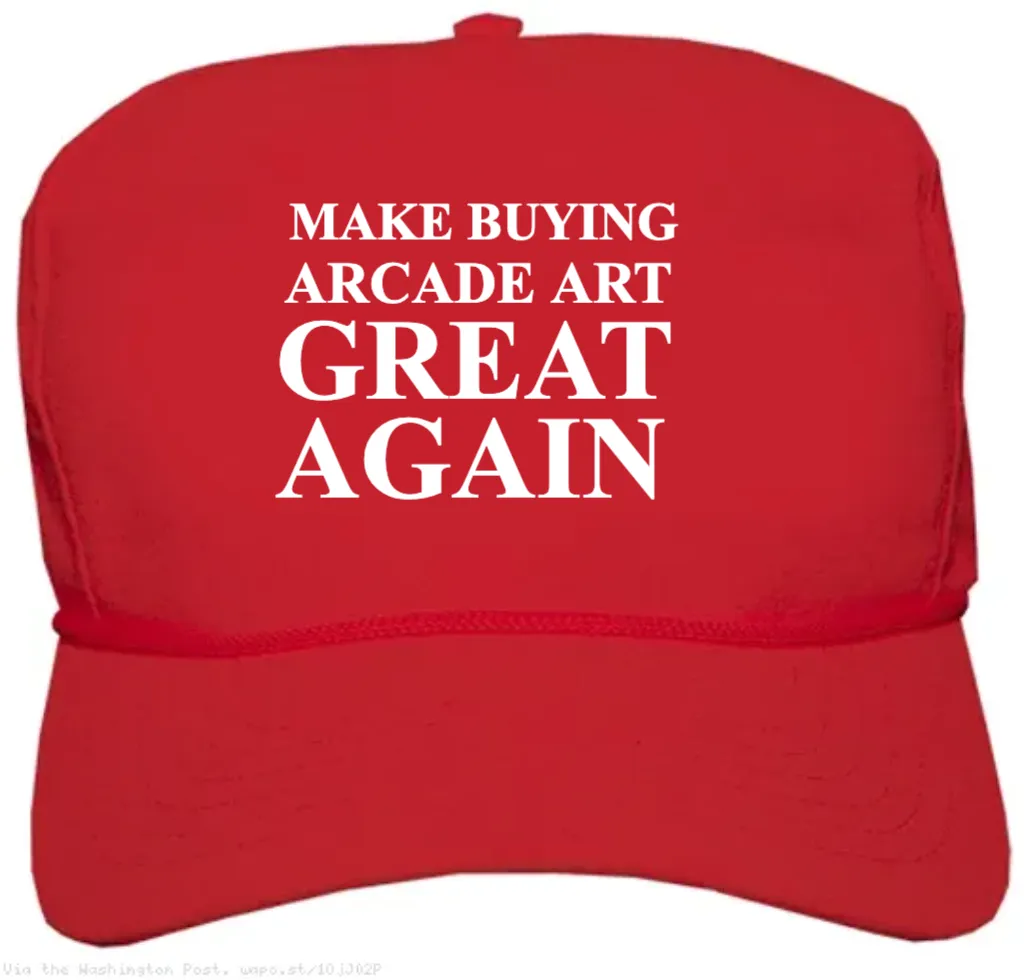 blank red MAGA hat