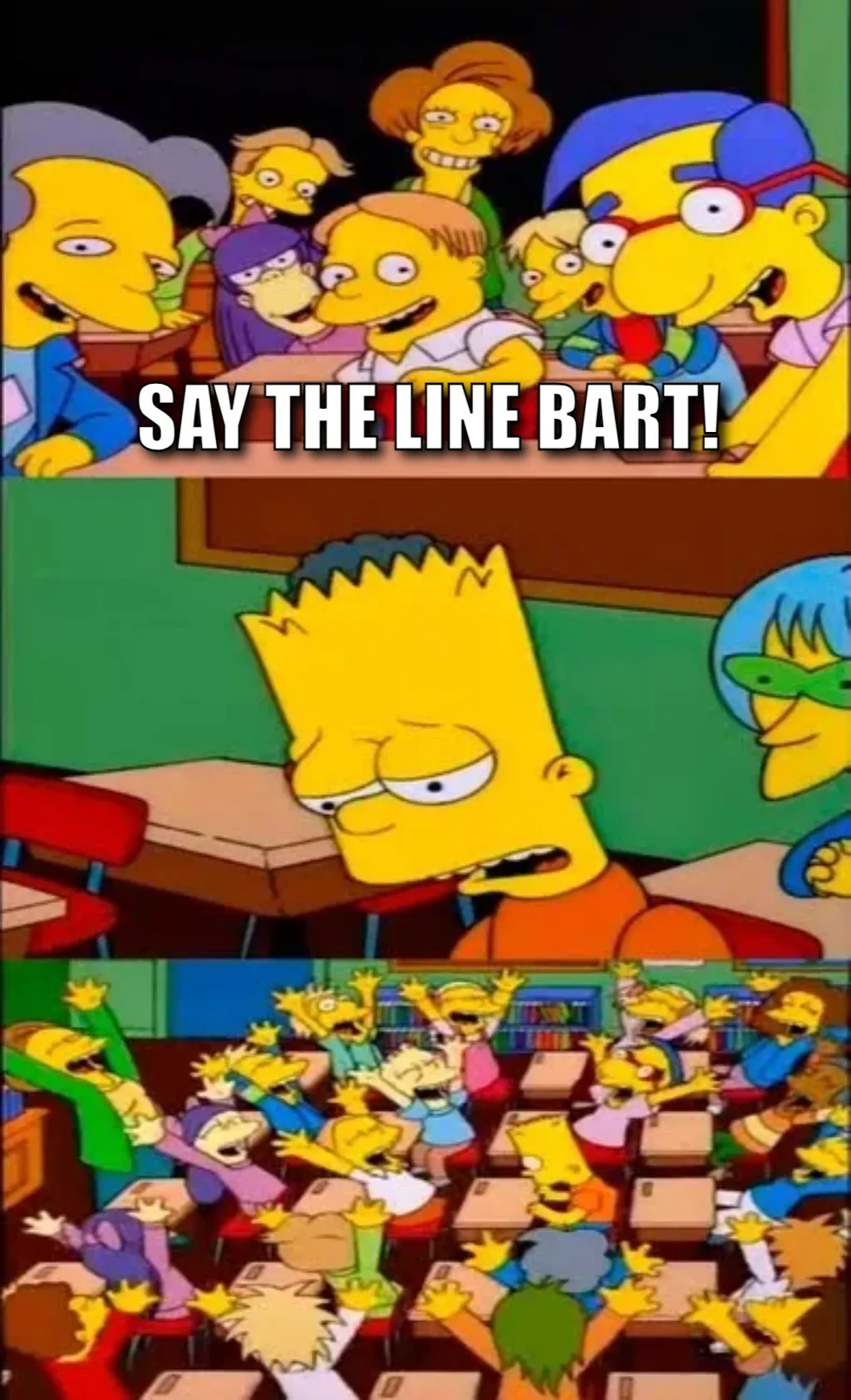 say the line bart! simpsons