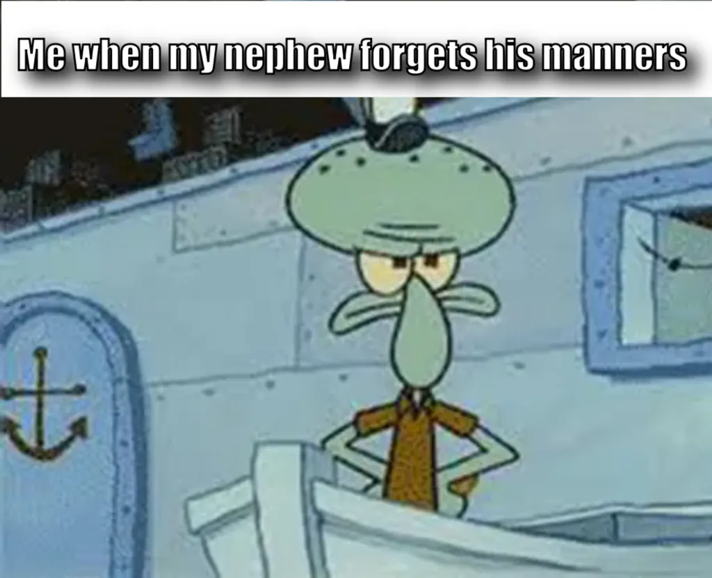 squidward angry spongebob