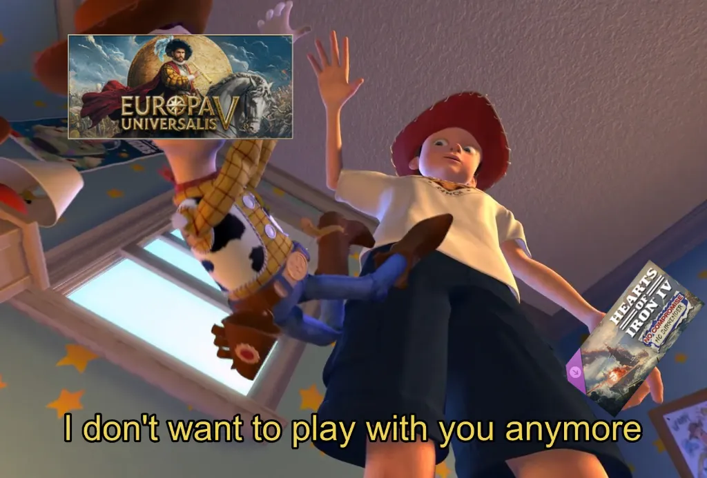 I don't want to play with you anymore