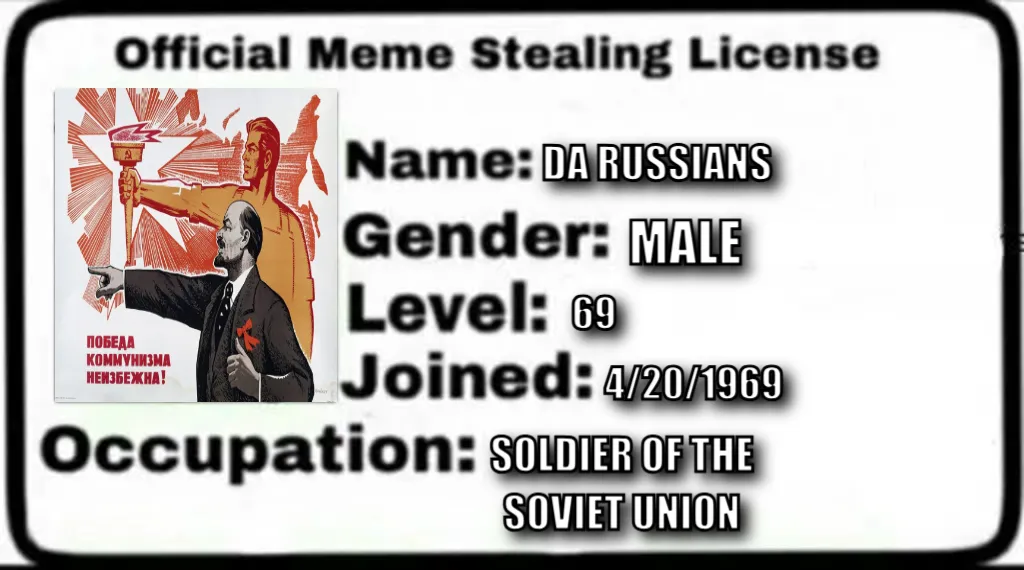Meme Stealing License