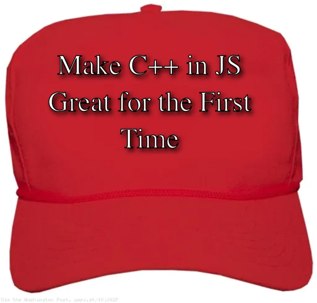 blank red MAGA hat