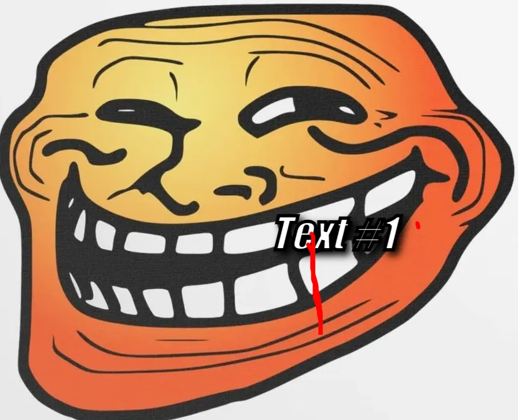 golden troll face