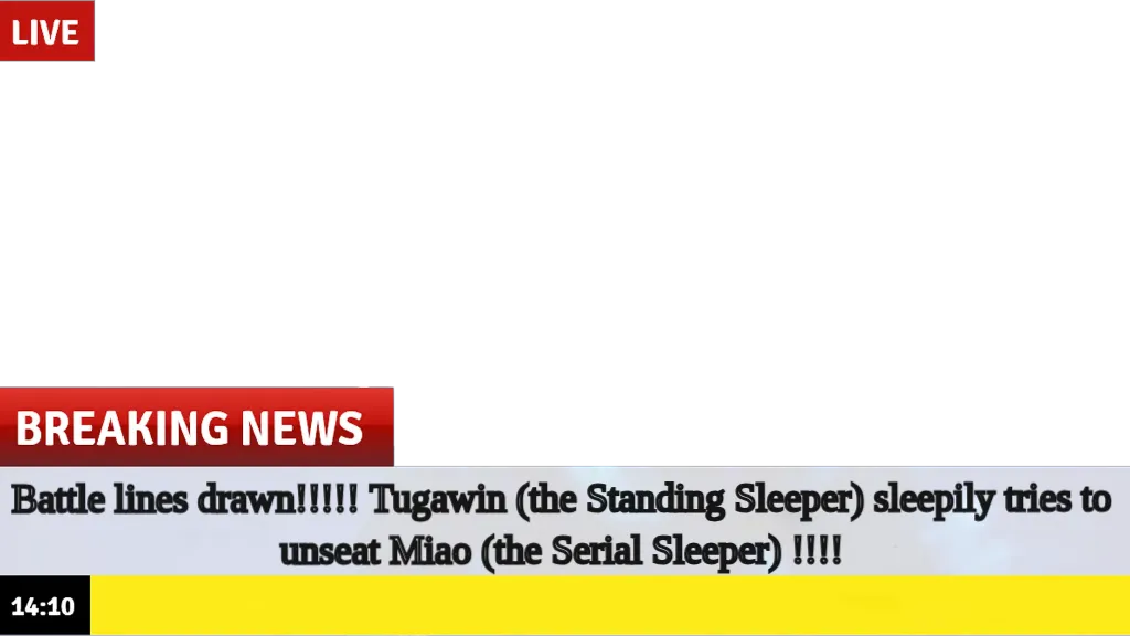 Breaking News template