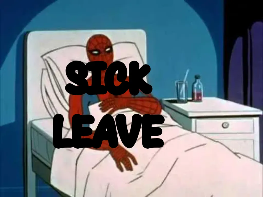 sick spider man