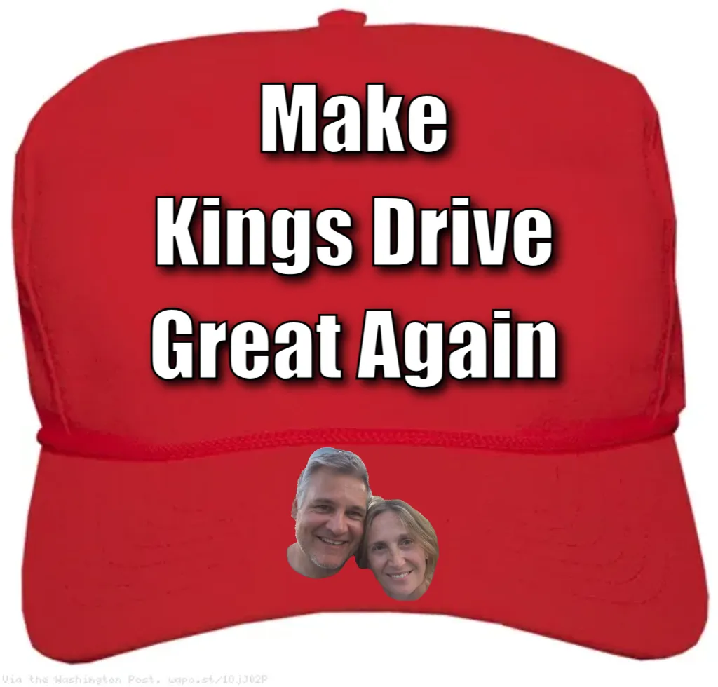 blank red MAGA hat