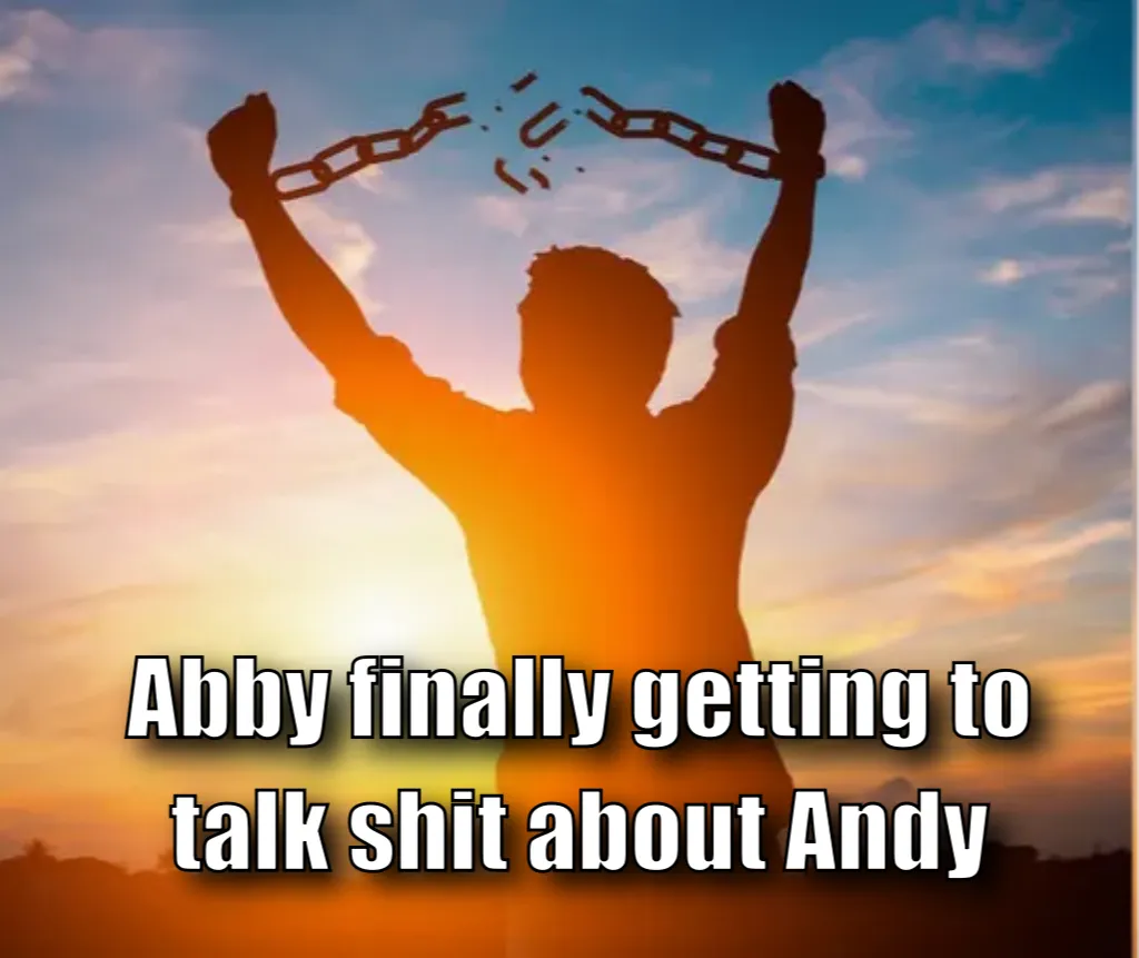 guy breaking chains
