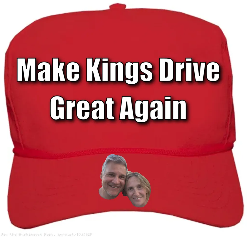 blank red MAGA hat